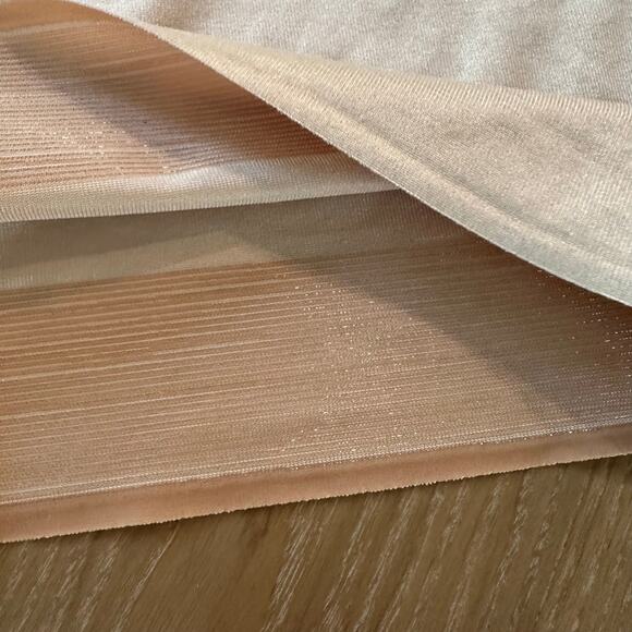 Ruby Ribbon V-Neck Sheer Slip Pale Style 3041 Size 38 - Picture 8 of 8